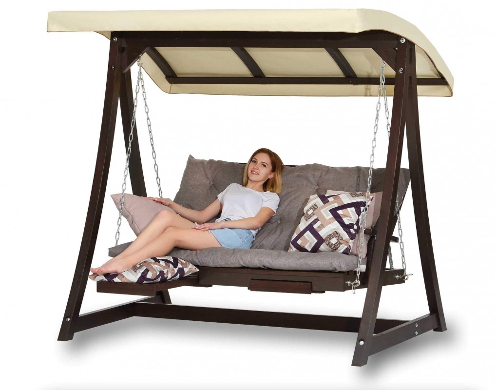 Качели садовые Леда Люкс 2025 г.