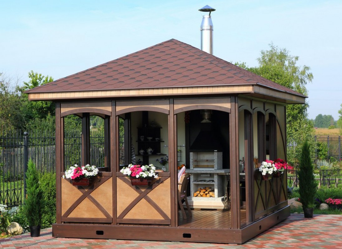 Беседка "Барбекю L"
