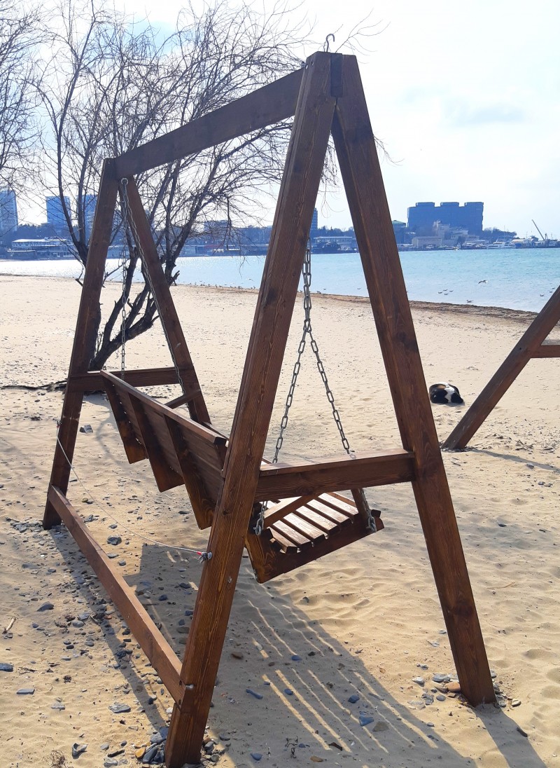 ПЛЯЖНЫЕ КАЧЕЛИ БЕРЕГОВЫЕ 3-х местные 2024 г.