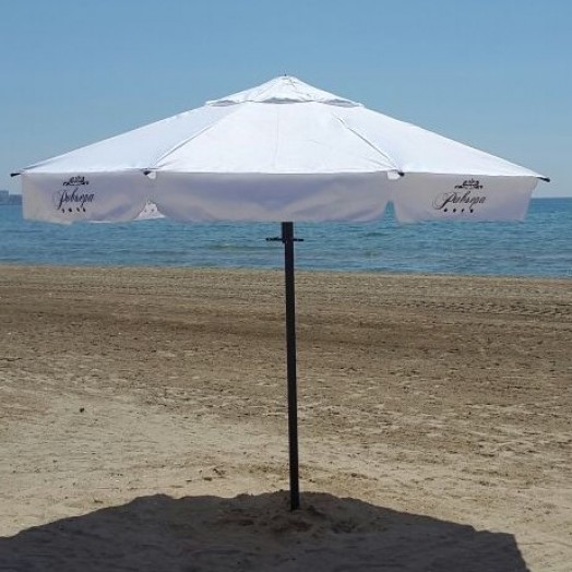 Пляжный зонт Буревестник. Пляжный круглый зонт диаметром 3,0 м (шесть спиц). 2025 г.