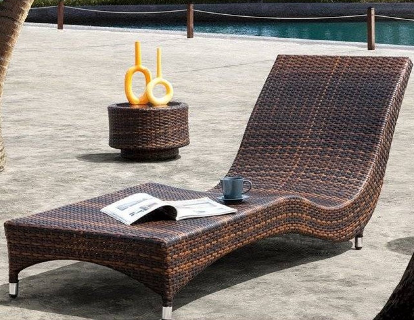 Шезлонг-лежак плетеный БЕРИНГ 2025 г.