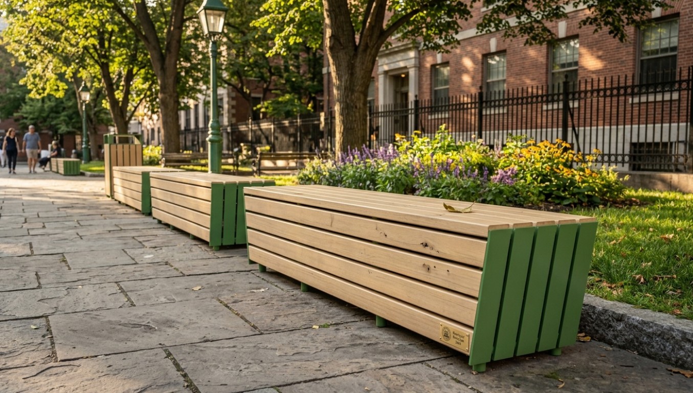 Модульная скамейка Экополис-2