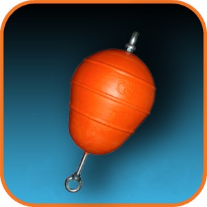 Буй ППУ d25х32см(10л) Металлический шток 2025 г.