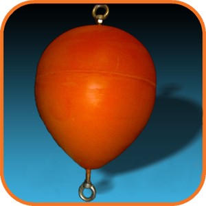 Буй ППУ d35х40см(23л) Металлический шток 2025 г.