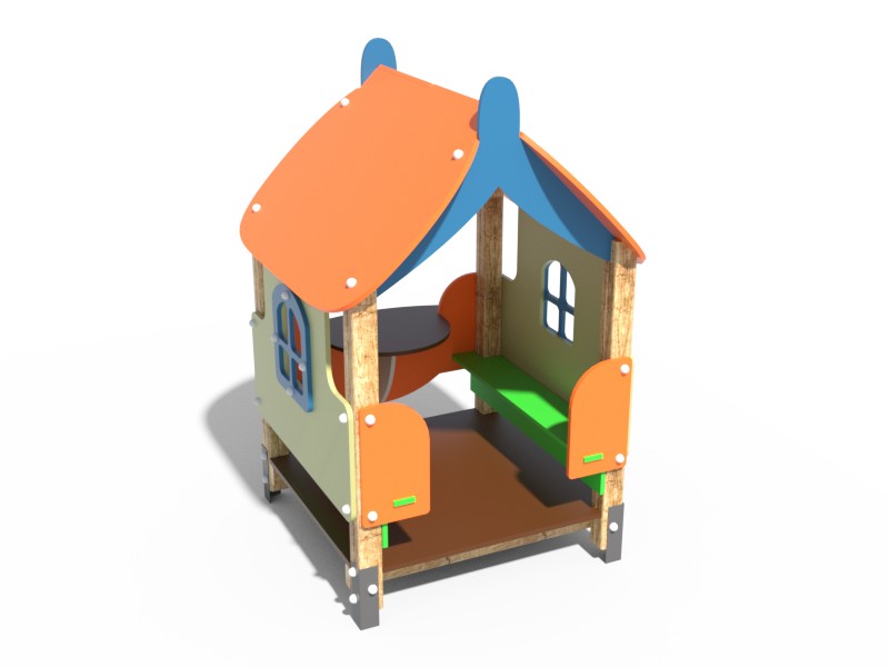 ДЕТСКИЙ ИГРОВОЙ ДОМИК 004