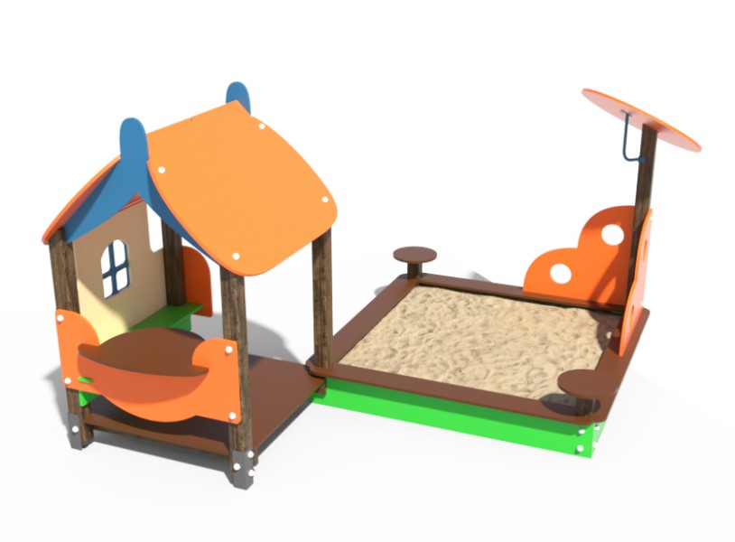 ДЕТСКИЙ ИГРОВОЙ ДОМИК 029