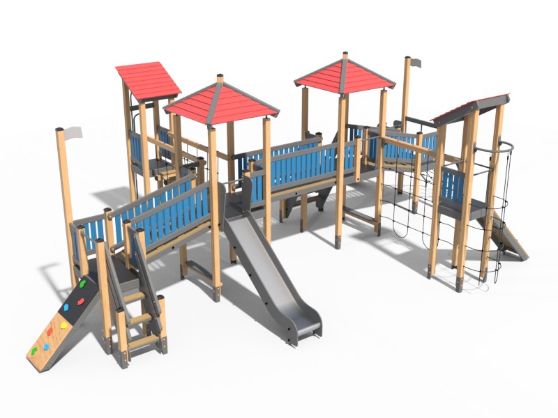 ДЕТСКИЙ ИГРОВОЙ КОМПЛЕКС КИНДИК 16