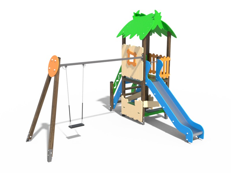 ДЕТСКИЙ ИГРОВОЙ КОМПЛЕКС ТРОПИКА 1