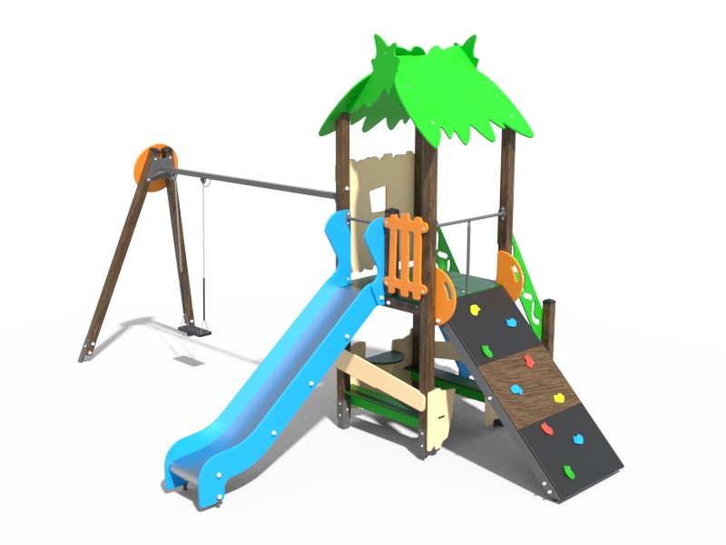 ДЕТСКИЙ ИГРОВОЙ КОМПЛЕКС ТРОПИКА 2