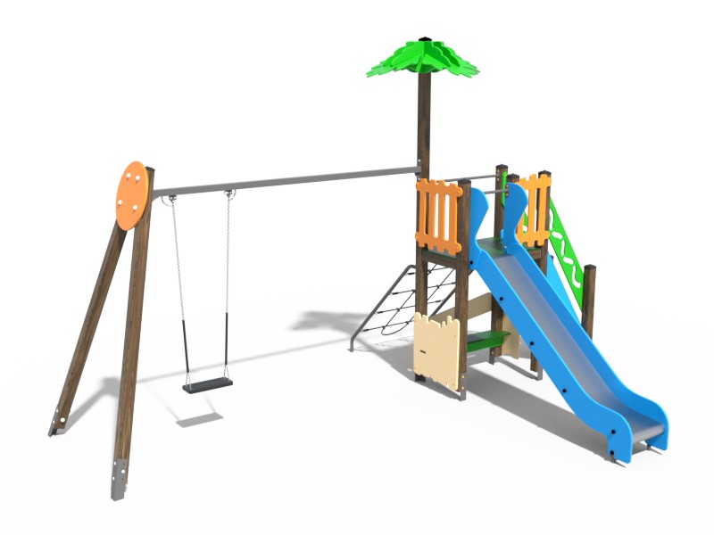 ДЕТСКИЙ ИГРОВОЙ КОМПЛЕКС ТРОПИКА 3