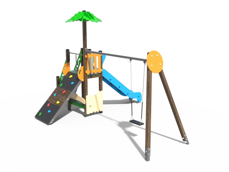 ДЕТСКИЙ ИГРОВОЙ КОМПЛЕКС ТРОПИКА 4