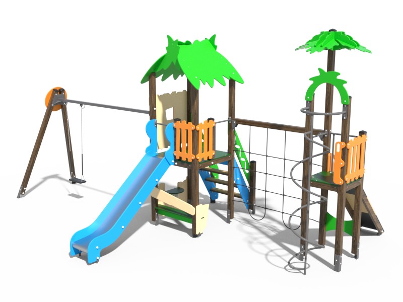 ДЕТСКИЙ ИГРОВОЙ КОМПЛЕКС ТРОПИКА 5