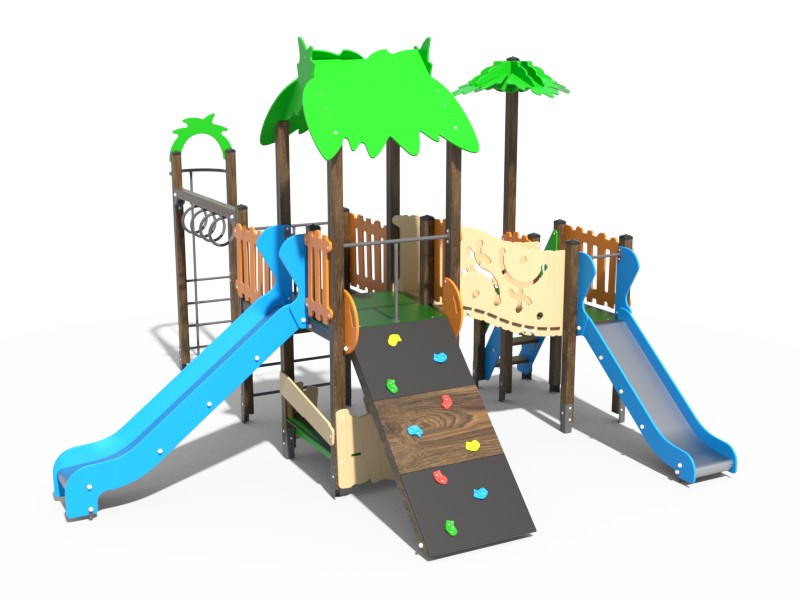 ДЕТСКИЙ ИГРОВОЙ КОМПЛЕКС ТРОПИКА 7