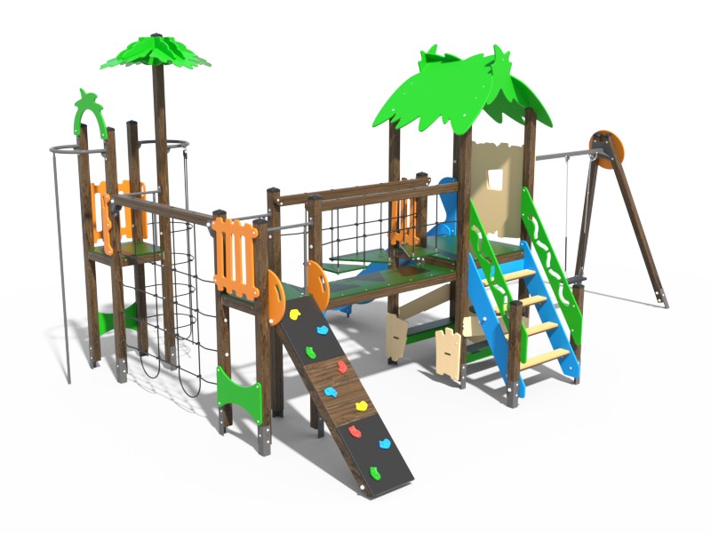 ДЕТСКИЙ ИГРОВОЙ КОМПЛЕКС ТРОПИКА 8