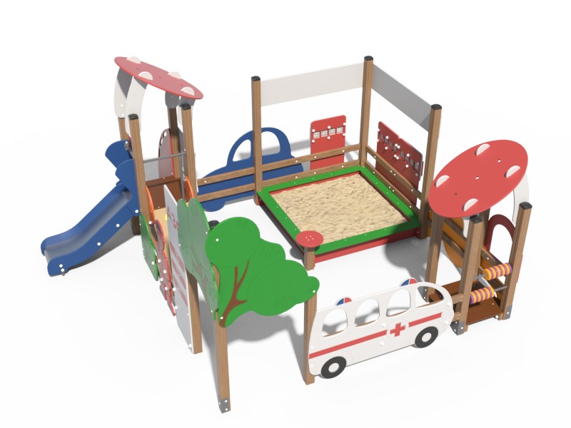 ДЕТСКИЙ ИГРОВОЙ КОМПЛЕКС ГОРОДОК 9