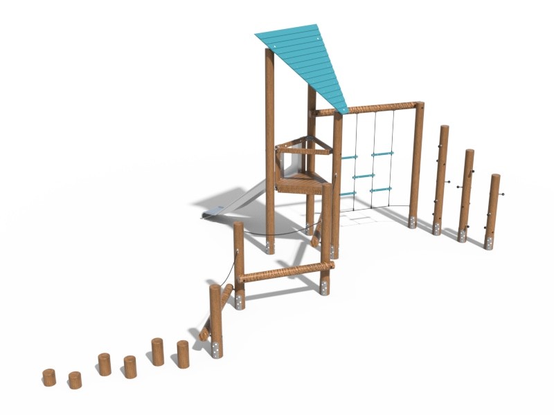 ДЕТСКИЙ ИГРОВОЙ КОМПЛЕКС ЭКО 02