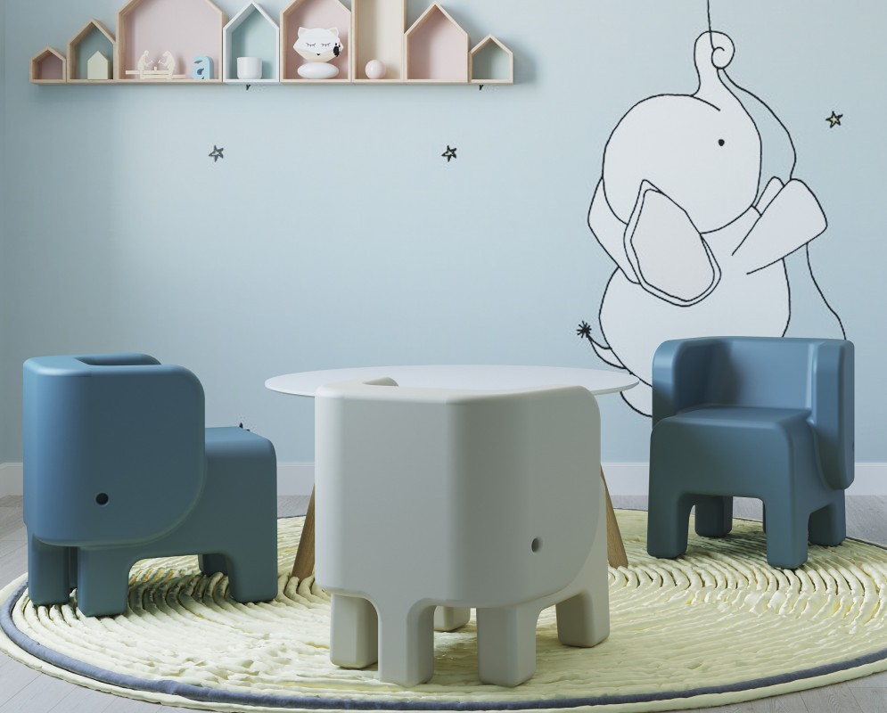 Детский стул Elephant Snow White 2025 г.