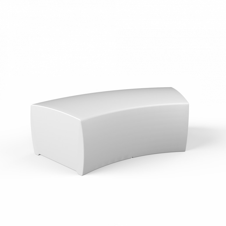 Скамья BERKANO Track Arc Snow White 2025 г.