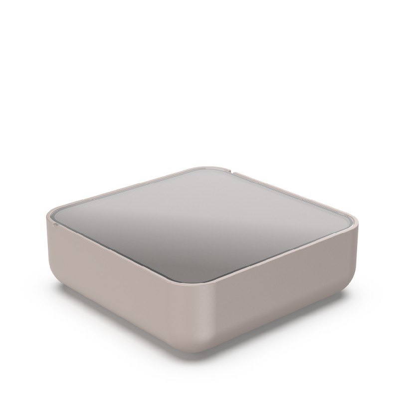 Стол BERKANO Grace с стеклом Snow White 2025 г.