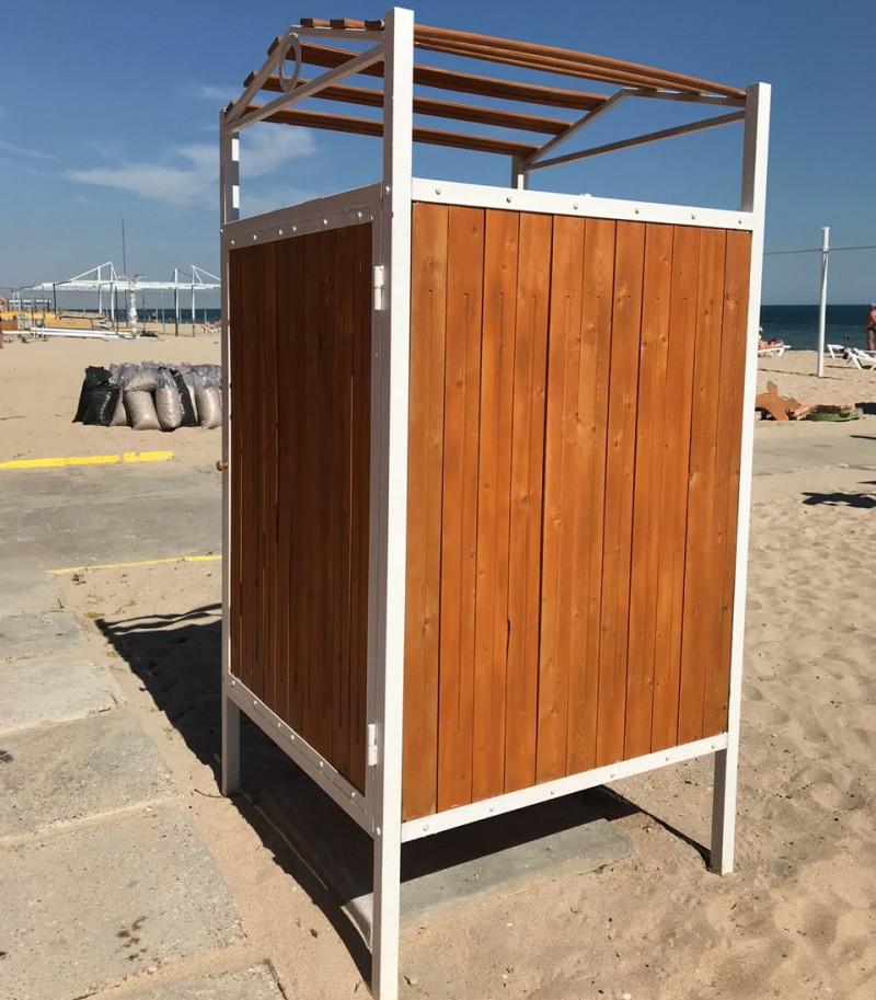 Пляжная одноместная кабинка для переодевания. Дюна Мале. Цена 2026 г.