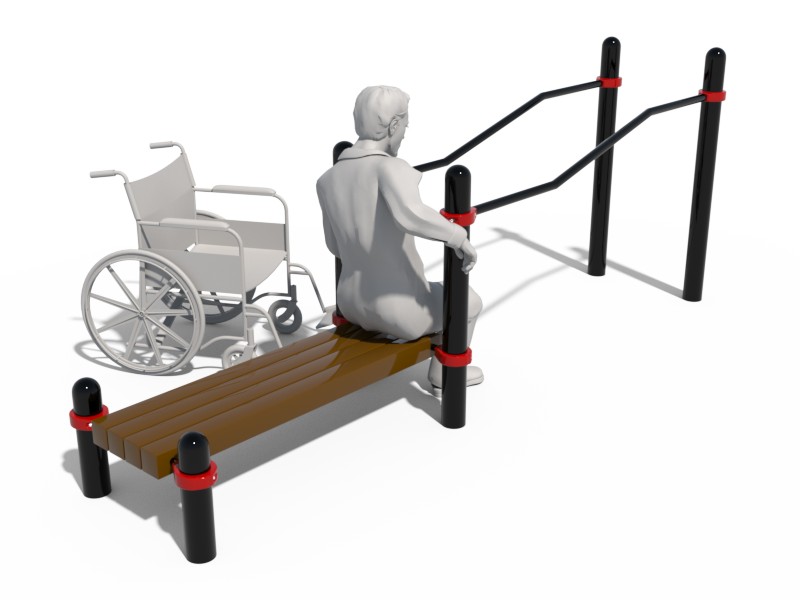 БРУСЬЯ ИЗОГНУТЫЕ СО СКАМЬЕЙ