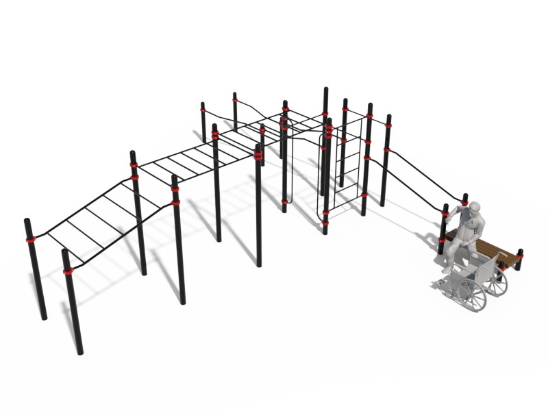 РУКОХОД В ПОДЪЕМ, РУКОХОД КЛАССИЧЕСИЙ 2-Х УРОВНЕВЫЙ, ВЕРТИКАЛЬНЫЕ ПОРУЧНИ ДЛЯ КОЛЯСОЧНИКОВ