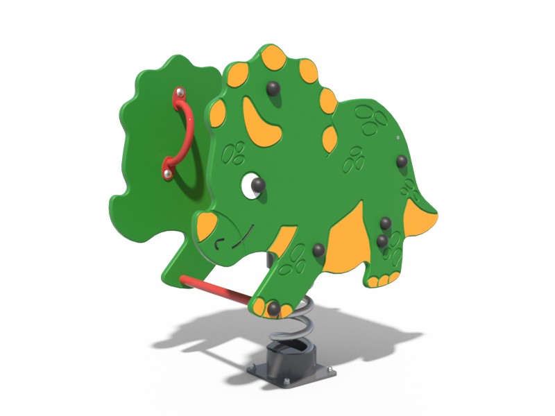 КАЧАЛКА ДЕТСКОЙ ИГРОВОЙ ПЛОЩАДКИ ДИНОЗАВР