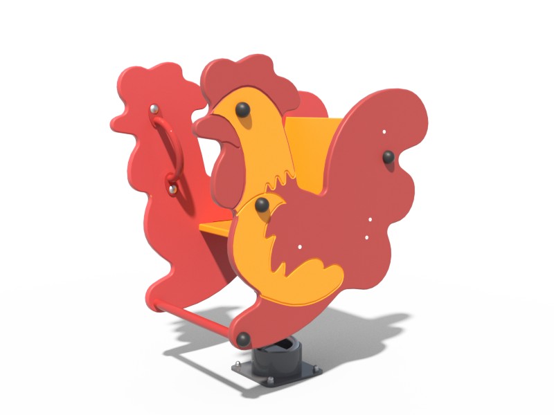 КАЧАЛКА ДЕТСКОЙ ИГРОВОЙ ПЛОЩАДКИ ПЕТУШОК