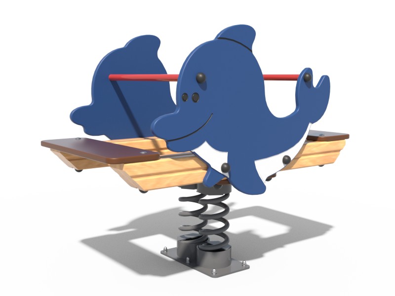 КАЧАЛКА ДЕТСКОЙ ИГРОВОЙ ПЛОЩАДКИ ДЕЛЬФИН