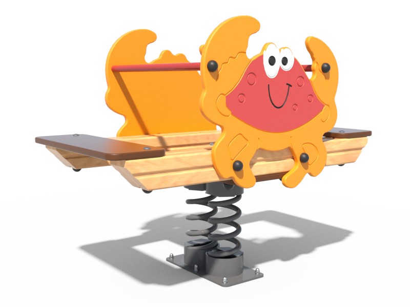 КАЧАЛКА ДЕТСКОЙ ИГРОВОЙ ПЛОЩАДКИ КРАБ