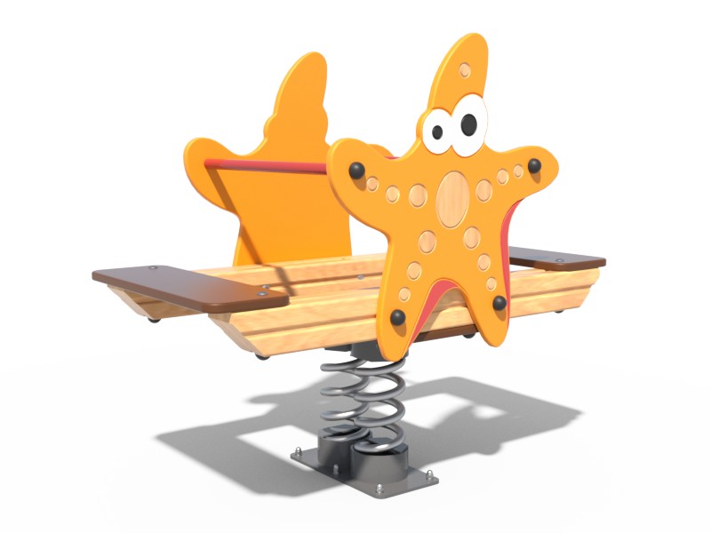 КАЧАЛКА ДЕТСКОЙ ИГРОВОЙ ПЛОЩАДКИ МОРСКАЯ ЗВЕЗДА