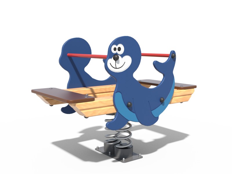 КАЧАЛКА ДЕТСКОЙ ИГРОВОЙ ПЛОЩАДКИ ТЮЛЕНЬ