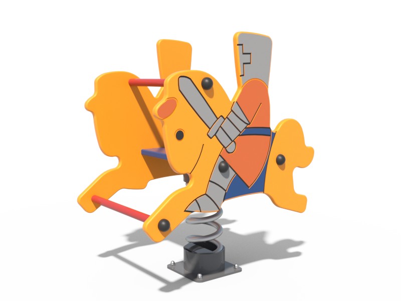 КАЧАЛКА ДЕТСКОЙ ИГРОВОЙ ПЛОЩАДКИ РЫЦАРЬ