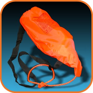 Спасательный конец Александрова в чехле (тканевая оболочка поплавков, эластичная ручка), линь 18м 2025 г.