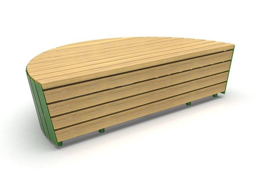 Модульная скамейка Экополис-3