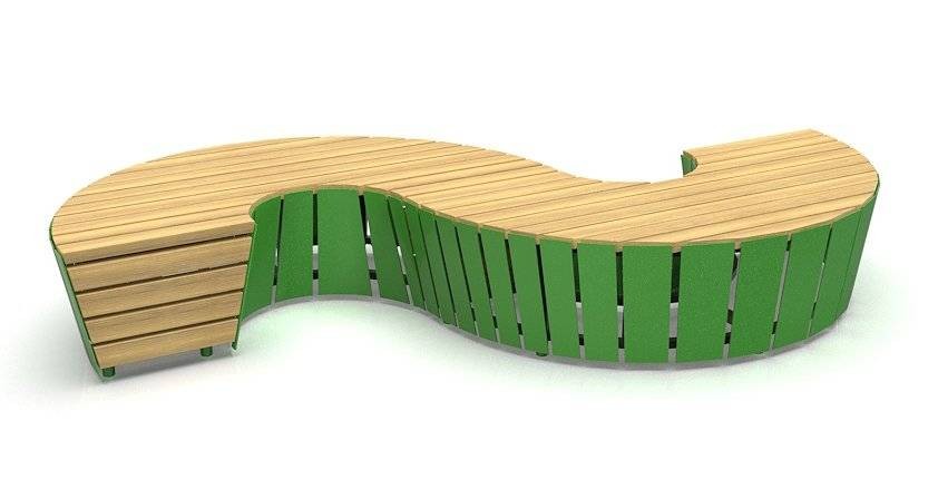 Модульная скамейка Экополис Комби-2