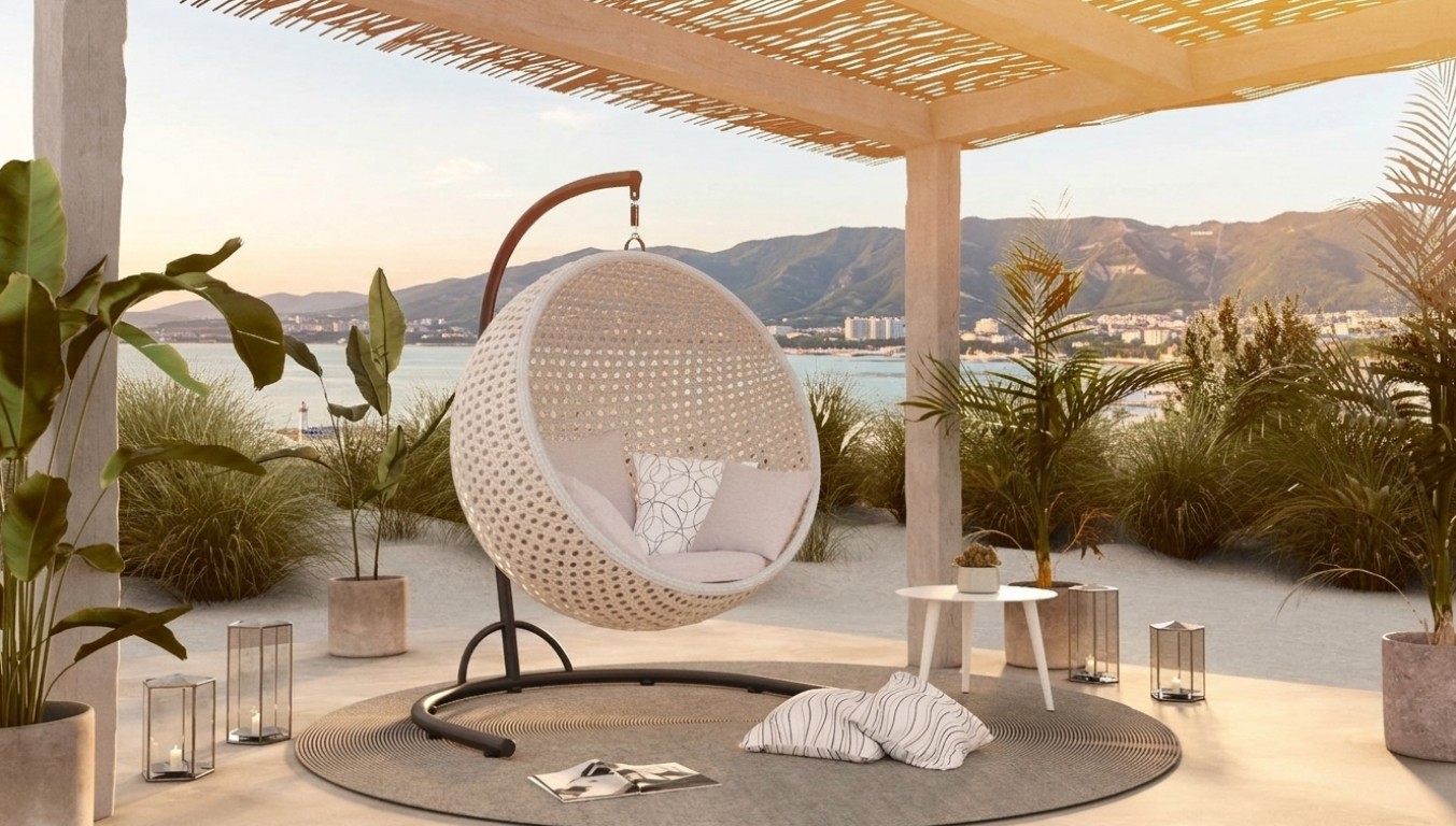 Плетеное кресло из искусственного ротанга ЭГА