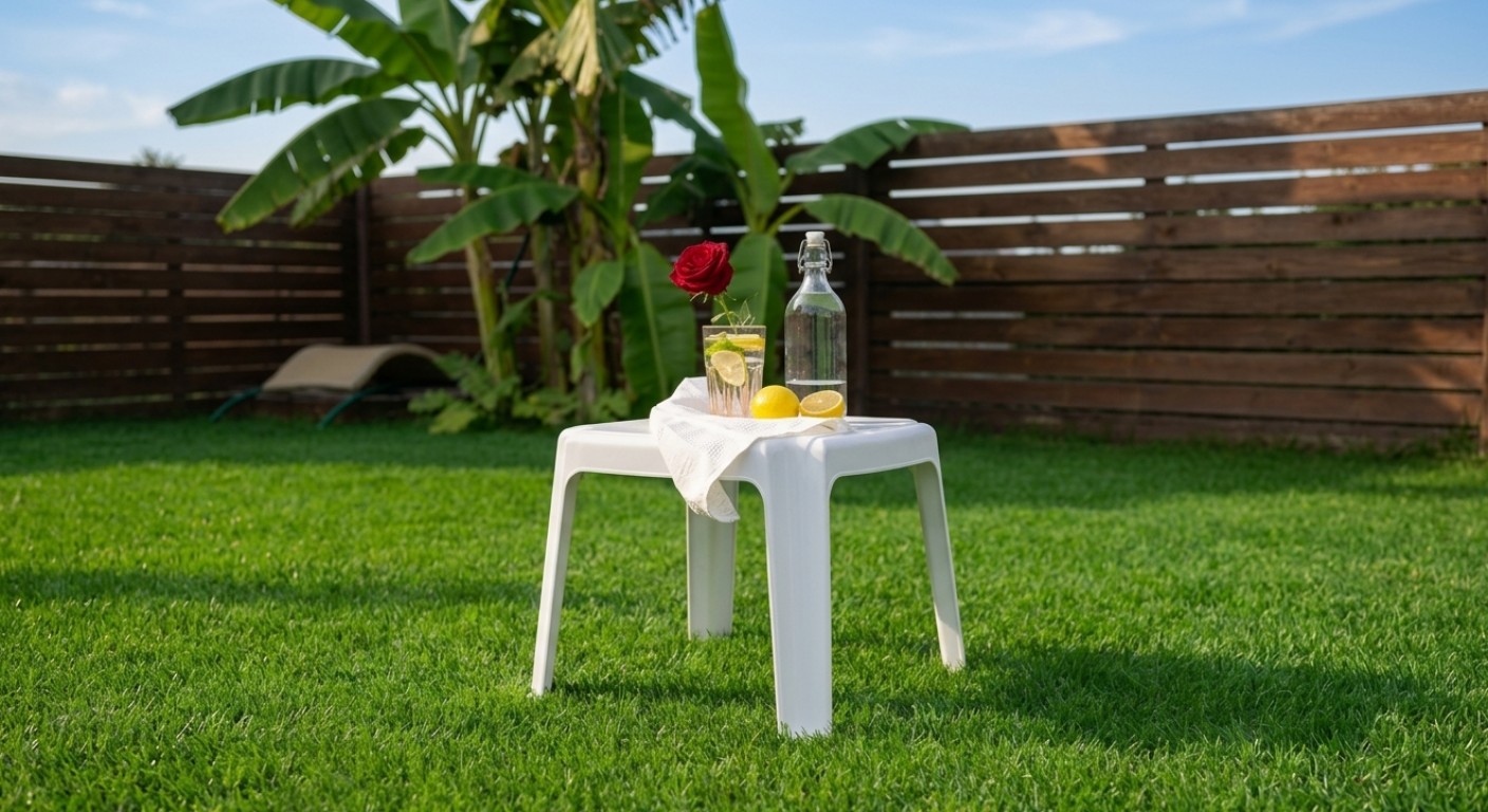 Столик к лежаку (шезлонгу) пластиковому 2026 г.