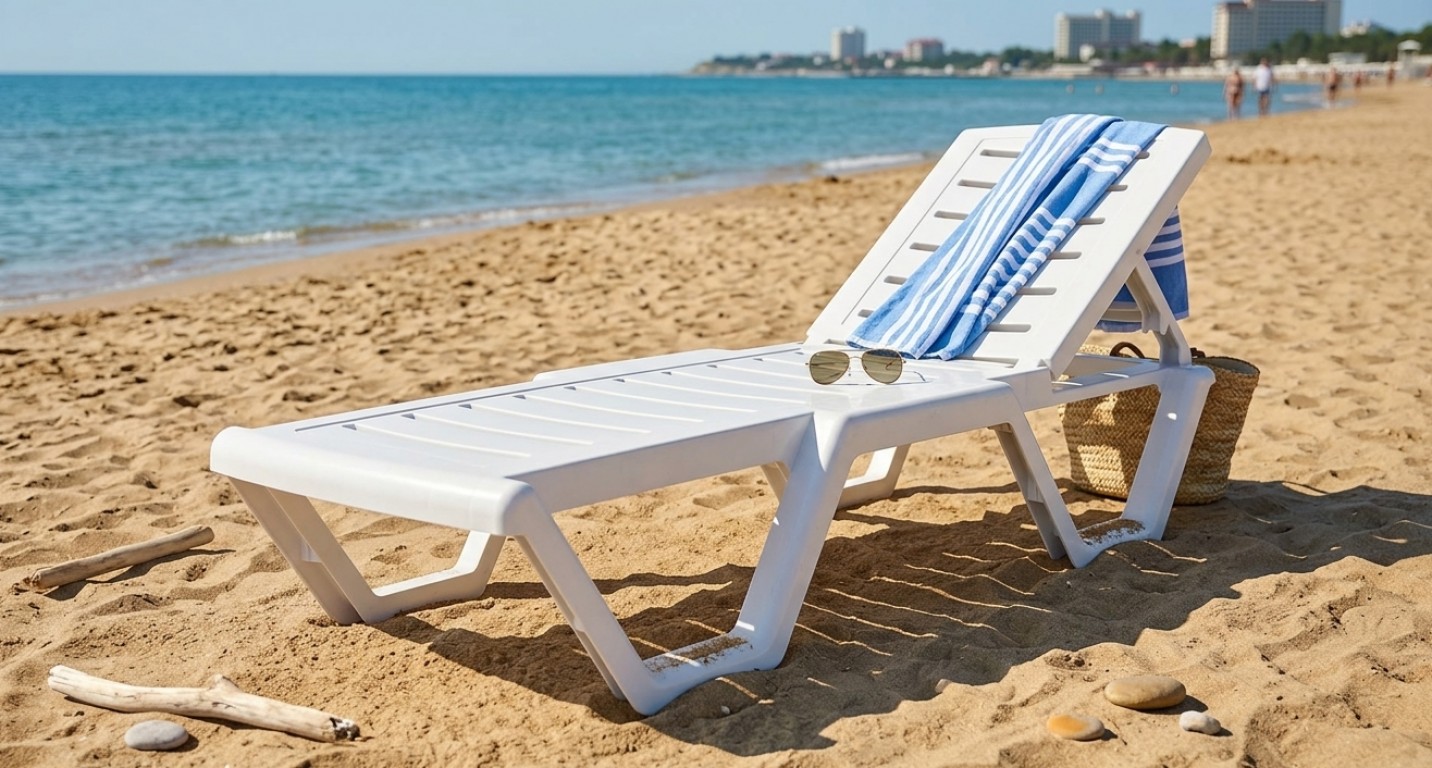 Лежак пластиковый. Дублин 2026 г.