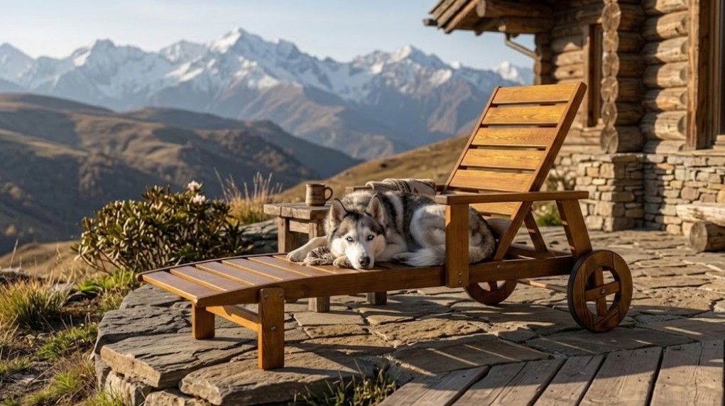 Шезлонг МОРСКОЙ ЗАКАТ 2026 г.