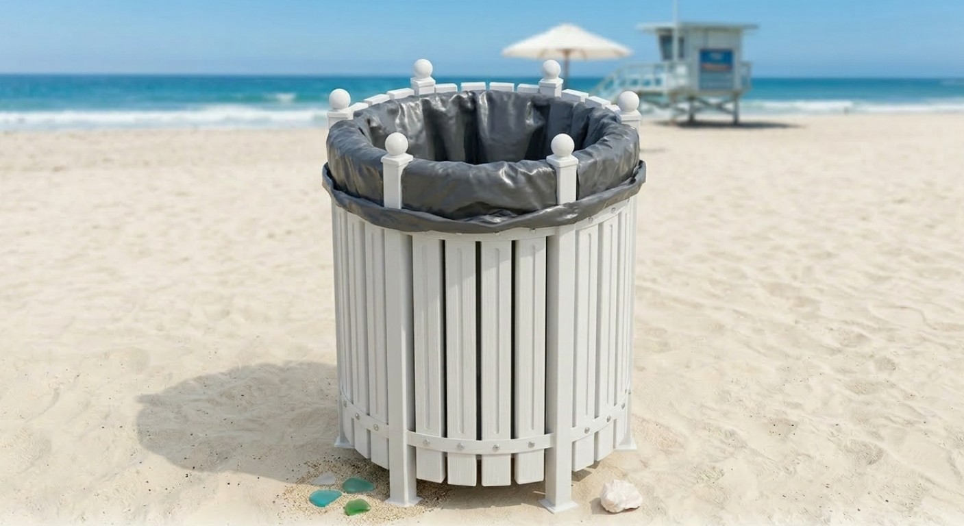 Урна пляжная