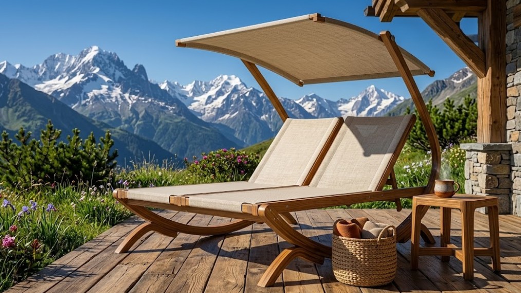 Шезлонг двухместный ПРОШАЛЕ 2026