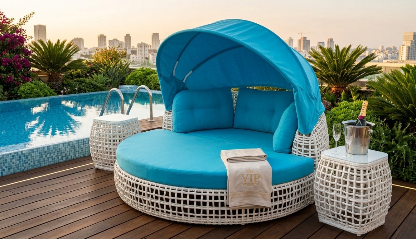 Пляжный лежак СКАФАРКА (СЕРИЯ ЮЖНЫЙ БЕРЕГ) 2025 г.