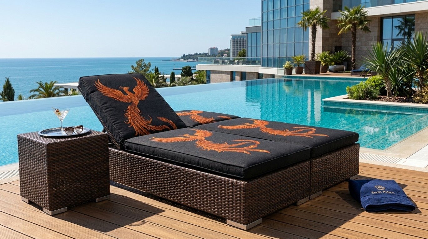 Шезлонг-лежак плетеный АЙОН (двойной) 2026