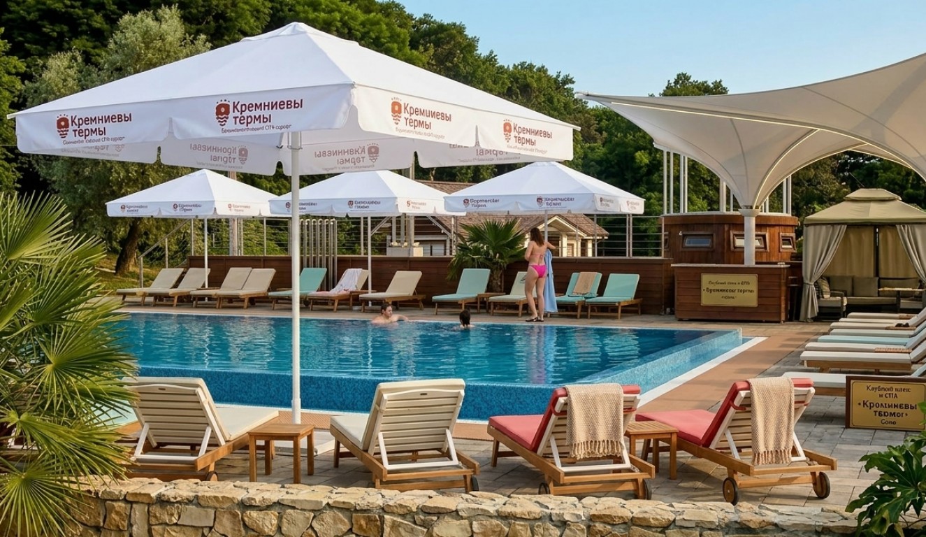 Пляжный зонт квадратный Фрегат. Зонт блочного открывания 3х3 м. с центральной стойкой. 2024 г.