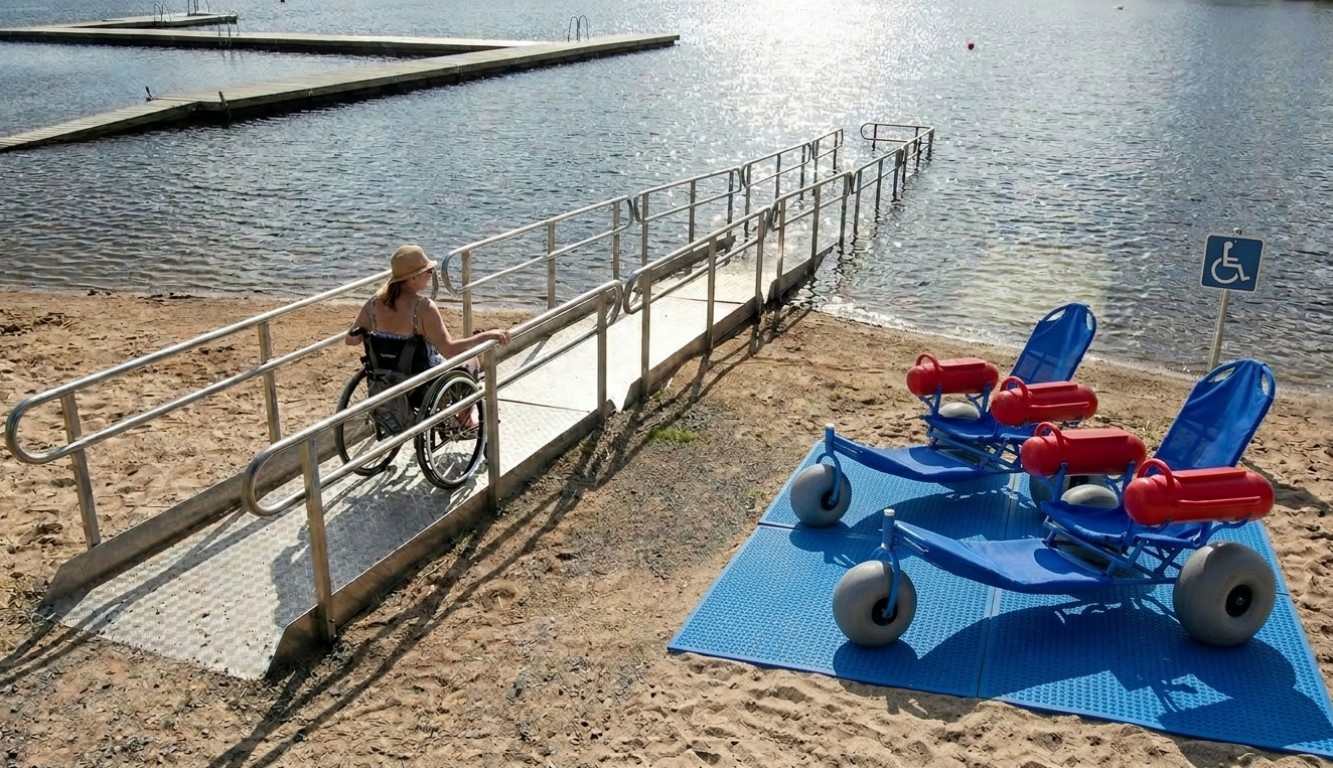 Пандус для купания (пандус для входа в воду) 2026 г.