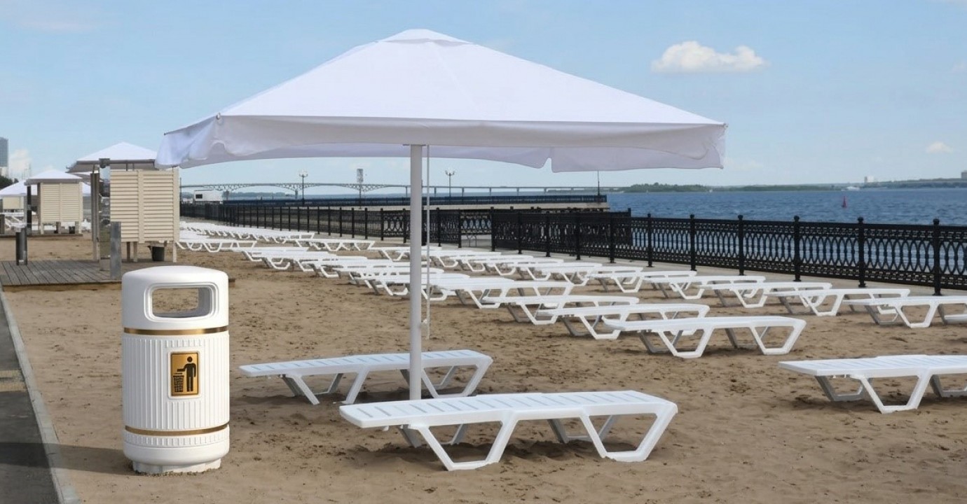 Урна круглая BERKANO Snow White 2025 г.