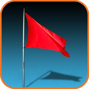 Флаг красный &quot;Купание ЗАПРЕЩЕНО&quot; 2025 г.