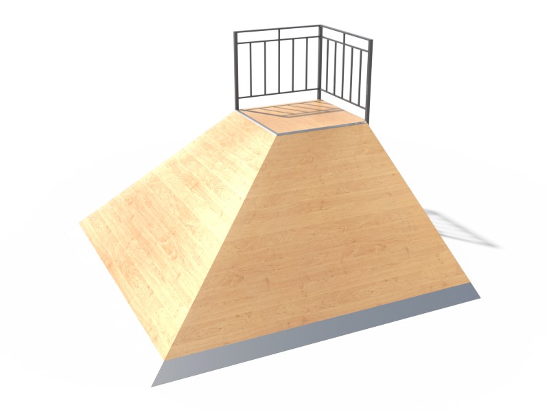 ЭЛЕМЕНТ ДЛЯ СКЕЙТ-ПЛОЩАДКИ 01 CORNER BANK