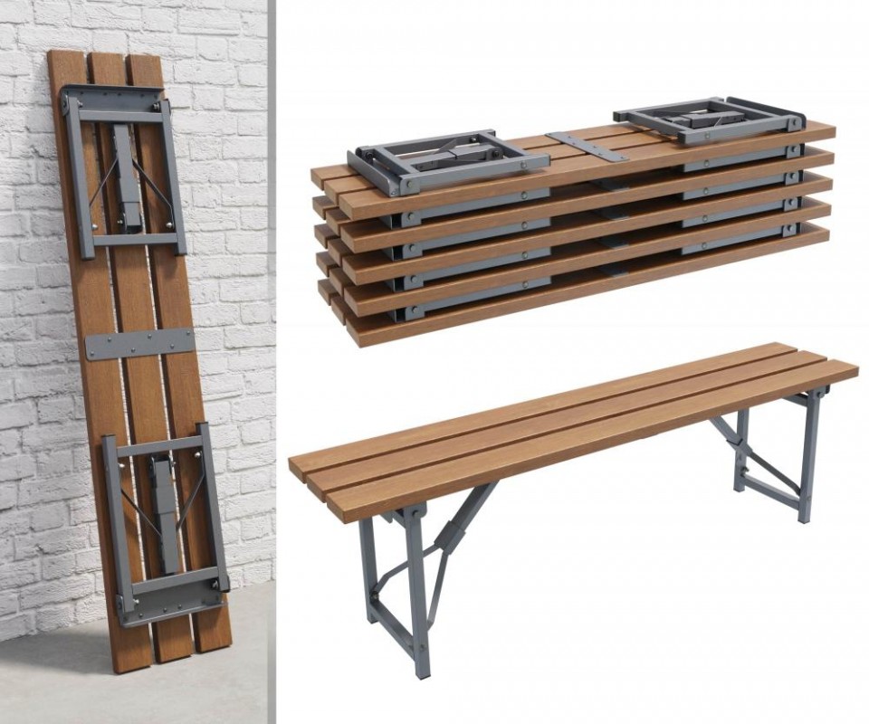 Скамейка складная без спинки Форбург